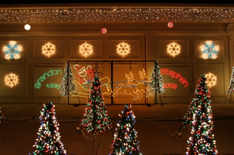 Santa and Trees