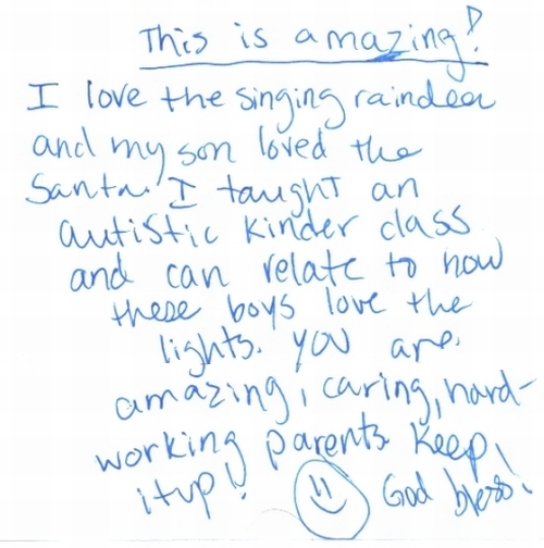 Guestbook Message from Alison Nayoski December 2008