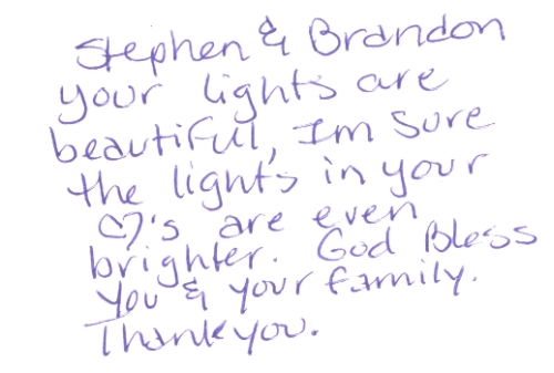 Guestbook Message from Lee Ann Heck December 2008