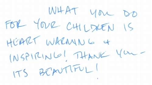 Guestbook Message from Kim Fried December 2008