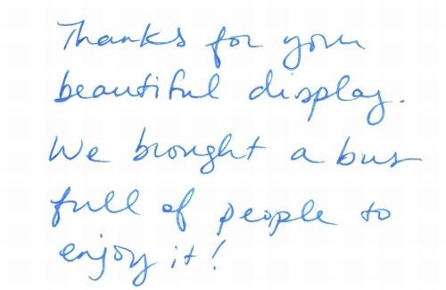 Guestbook Message from Kari Smith December 2008