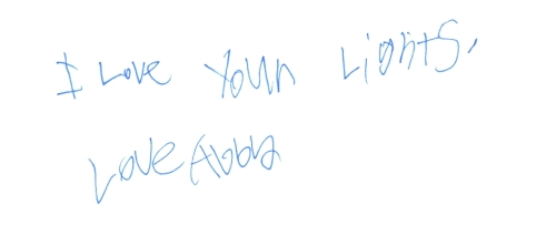 Guestbook Message From Abby December 2009