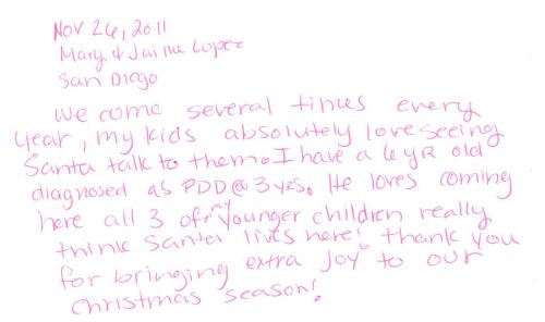 Guestbook Message From The Lopez Family December 2011