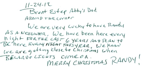 Guestbook Message From The Estep Family November 2012