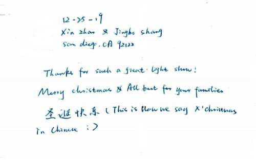 2019 Guestbook Comments