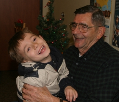 PaPa & Stephen Having Fun in December 2008