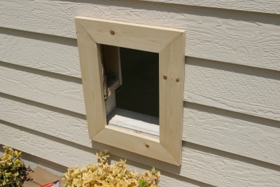 External Frame Installed