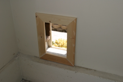 Internal Frame Installed