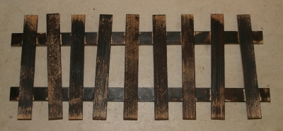 Finished Fence - Sidewalk Size