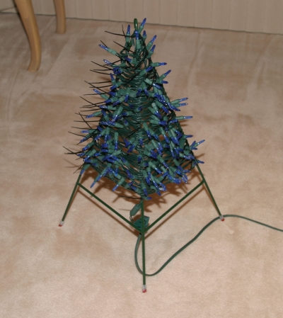Lights on the J Tree Frame