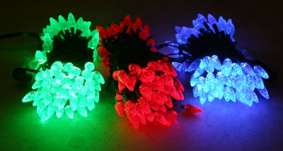 Green, Red, and Blue C6 LEDs