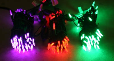 Purple, Red, and Green M5 LEDs