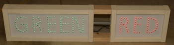 Green and Red Signs